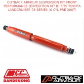 OUTBACK ARMOUR SUSPENSION FRONT EXPD KIT B FITS TOYOTA LC 78S (6 CYL PRE 2007)